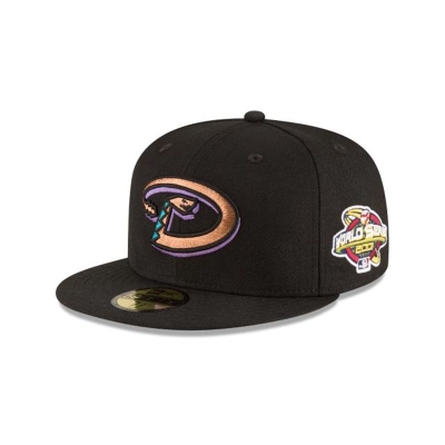 Arizona Diamondbacks Gorra | New Era MLB 2001 World Series Wool 59fifty Fitted Cap Mexico - Negros